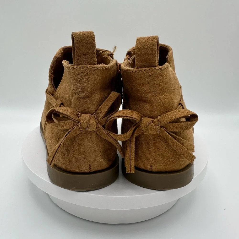 OLD NAVY Vegan Suede Toddler Boots, Size 8